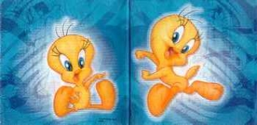 Serviette Tweety, Rarität